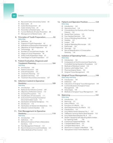 Image of Textbook of Operative Dentistry, 5 /E for BDS Students and Dental Practitioners | 35 Chapters, DCI Syllabus-Aligned with 18 Free Online Videos, Clinical Case Photos and Comparison Tables: 1