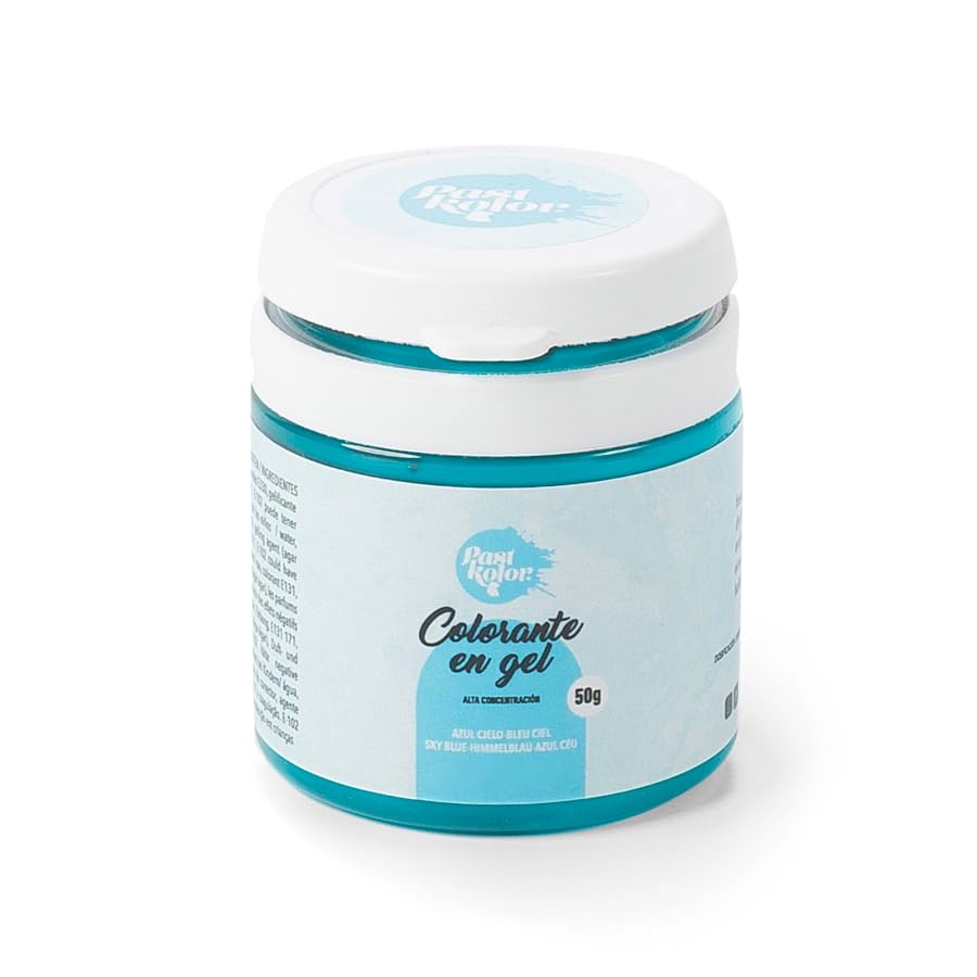 COLORANTE EN GEL PASTKOLOR (AZUL CIELO, 50 G)