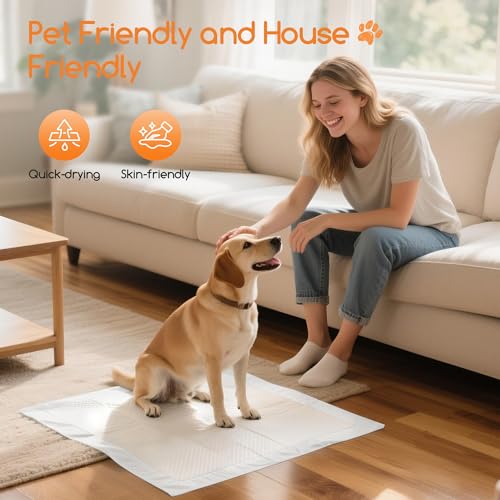 Meowant Puppy Pads, 50 Count - 24x24 Inch Super Absorbent Dog Pee Pads, 6-Layer Quick-Dry Leak-Proof Disposable Pee Potty Training Pads for Dogs and Cats — view 6