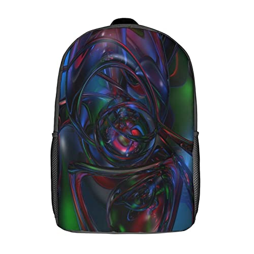 Sac à dos d'école pour enfants Fractal durable contre l'usure des affaires