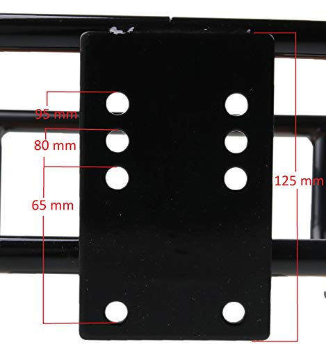 LASTPAK 009630 Gepäckträger Vorne Fahrrad Hollandrad Träger Schwarz Holz