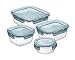 Bormioli Rocco Evolution 8-Piece Glass Storage Set