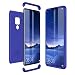 Produktbild CE-Link Kompatibel mit Huawei Mate 20 Hülle Hardcase 3 in 1 Handyhülle 360 Grad Schutz Ultra Dünn Slim Hard Full Body Case Cover Backcover Schutzhülle Anti-Kratzer Bumper - Blau