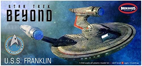 Moebius 975 Star Trek Beyond USS Franklin NX-326 1/350 Scale Plastic Model Kit