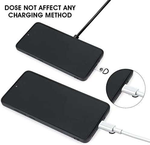 Cobee Universal Phone Tether Tab, 8 Pcs PVC Wrist Phone Lanyard Strap Tether Tab with D-Buckle, Phone Strap Replacement Part for Cell Phone, Safety Lanyard Patch for Safety Drop Protection(White)