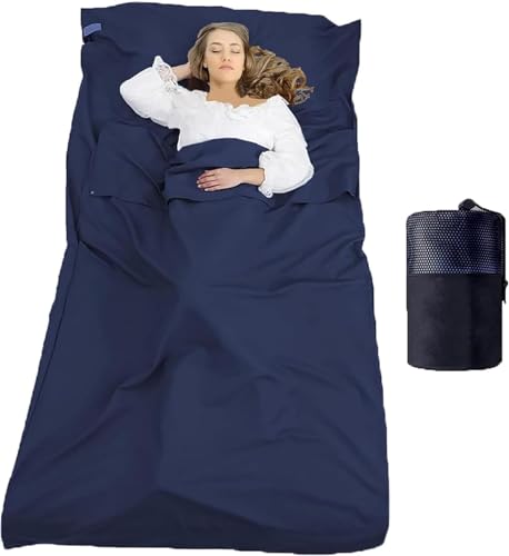Saco de Dormir Adulto Niños Ultraligero, Gofemial Sleeping Bag Saco Dormir Bebe Niña Verano Ligero Saco Sabana de Dormir, Saco Dormir Portátil para Turismo Senderismo Camping Hoteles 95 x 220 cm