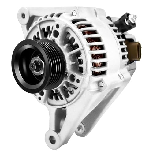 New Alternator Compatible with 2003-2008 Pontiac Vibe L4 1.8L, 2003-2008 Toyota Corolla Matrix, 2000-2005 Celica MR2 Spyder, Automotive Replacement Alternators Replace #27060-0D110 13878