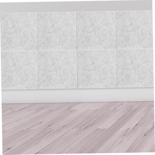 12pcs Cuadrados acústicos autoadhesivos para pared 30x30cm 8mm de grosor Paneles absorbentes de sonido para aislamiento acústico en casa, oficina y estudio – Tableros insonorizantes de fieltro gris miniatura 7