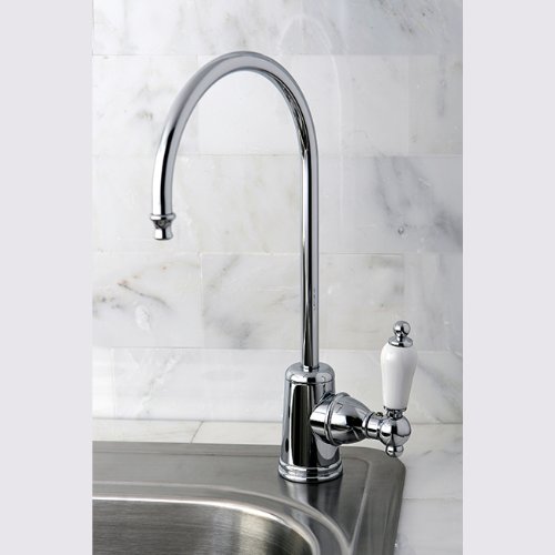 Kingston Brass Gourmetier Ks7191Pl Victorian Single Handle Water Filtration Faucet With 6-Inch Spout Reach, Polished Chrome #TOP1
