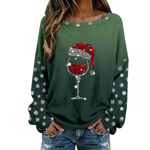 Weihnachtspullover Damen, weihnachtspulli Damen, Norweger Pullover,...