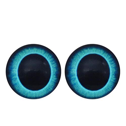 50 Pairs 10Mm Glass Owl Unicorn Animal Eyes For Art Dolls Sculptures Props Masks Fursuits Taxidermy Jewelry Making Flatback #TOP2