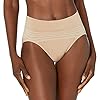 Warner's Women's No Pinching No Problems Dig-Free Comfort Waist Smooth and Seamless Hi-Cut RT5501P, Toasted Almond, Medium