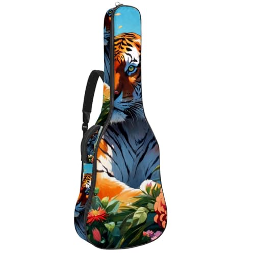 Sac pour guitare étanche et fleuri pour transporter votre musique à pied