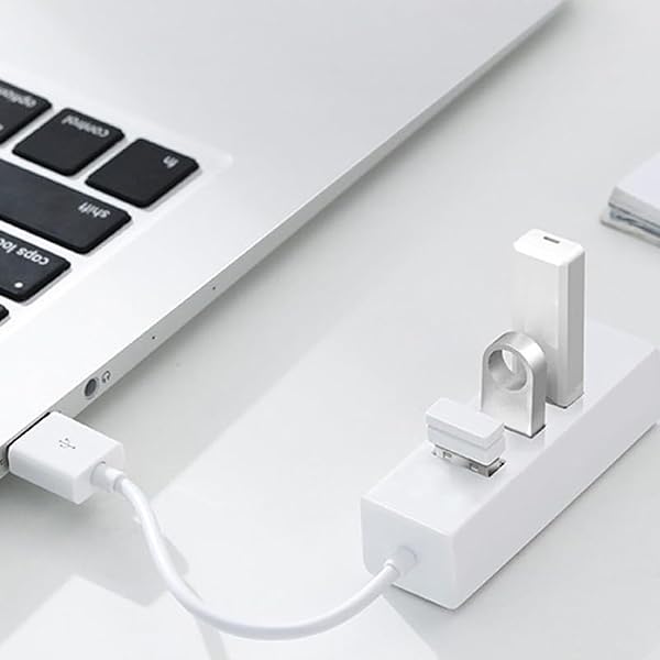 WODHAZNC USB2.0 Four-Port HUB Computer Splitter Mini Hub - 4