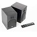 Produktbild TiBo Plus 1.1 | Aktiv Bluetooth-Lautsprecher mit Fernbedienung | RCA /Optische Eingänge| 2 x 25W | Schwarz