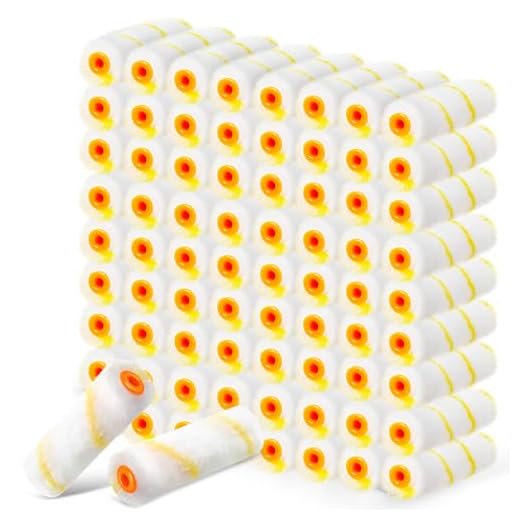 Leumoi Mini Paint Roller Set, 200 Pcs