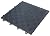 Diamond Pattern DeckPlate Modular Interlocking Garage, Patio Tiles - Black 100 Tile Set