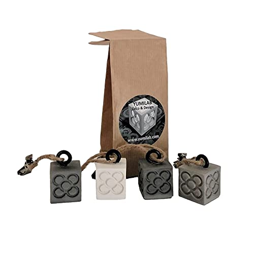 4 pinzas sujeta manteles Panot de Barcelona, clip de mantel, cubo pinza, clips de mantel para fiesta, buffets, picnic, camping, Yumilab, pinzas mantelse, pesos de mantel, cataluña