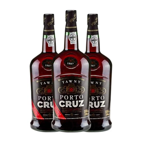 Bardinet Cruz Tawny Porto 1 L Vino generoso (Caja de 3 Botellas de 1 L)