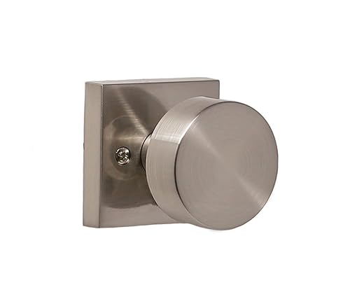 Miniatura 3 de Weslock 007004N4NFR20 - Cerradura de paso de perilla de mesa con pestillo ajustable y borde completo acabado de níquel satinado