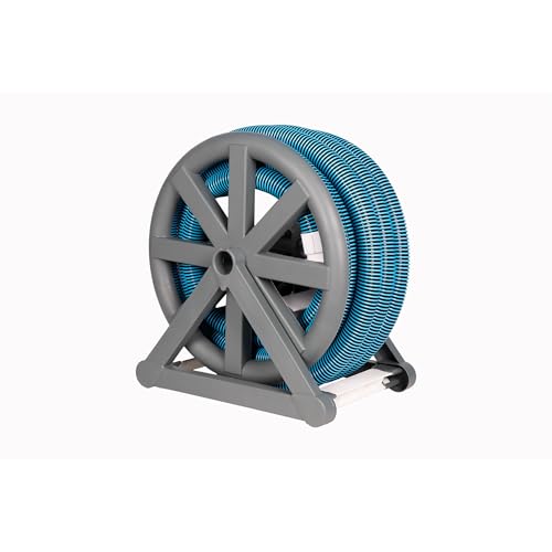 Cofan Enrouleur de tuyau flottant pour piscines | Tuyau flottant avec 13 mètres de longueur | Organisation des accessoires de piscine