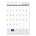 One Month Per Page Twin Wirebound Wall Calendar, 12 x 17, 2018