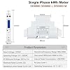18mm Single Phase 1P Backlight Digital Wattmeter Power Consumption Energy Meter kWh AC 230V 50Hz LCD Electric Din Rail(DDS660)