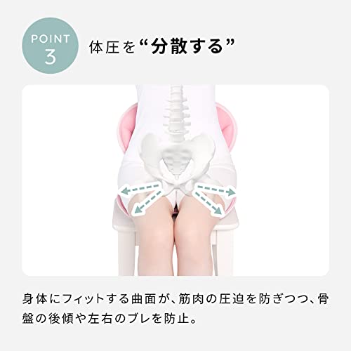 Style スタイル ナチュラル/Style Natural ガイドブック付き 骨盤サポートチェア 座椅子 AM-EO-14A の商品画像 5