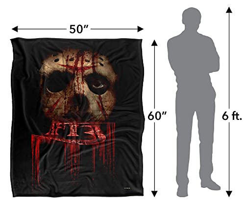 FRIDAY THE 13TH Seidiges Kuscheltuch, Optimalweich, 152 x 127 cm