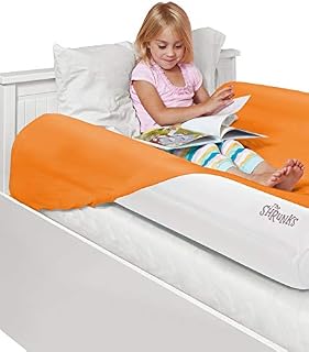 The Shrunks Inflatable Kids Bed Rails for Toddlers Portable Safety Guard Side Bumpers