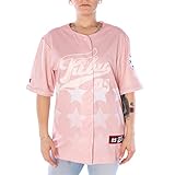  FUBU Varsity Star Baseball Shirt Damen Light Rose XS