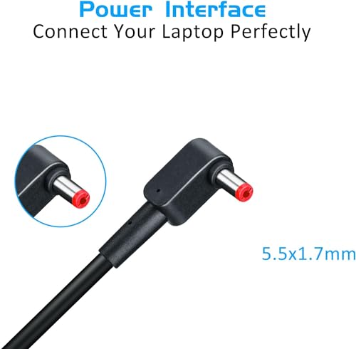 LVYATUO Carregador 180W Adequado para Acer Nitro 5 7 Predator Helios 300 Predator Triton 300 500 Ser