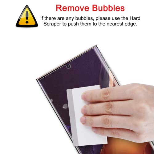 Image of [4 pack] Samsung Galaxy Note 20 Ultra Screen Protector - TPU Film Screen Protector for Galaxy Note 20 Ultra 6.9 Inch, 2020 [High Definition] [Bubble Free] [Anti-scratch] [Anti-Fingerprint]