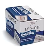 Medi-First 22150 Alcohol Skin Prep Pads, 50 Per Box