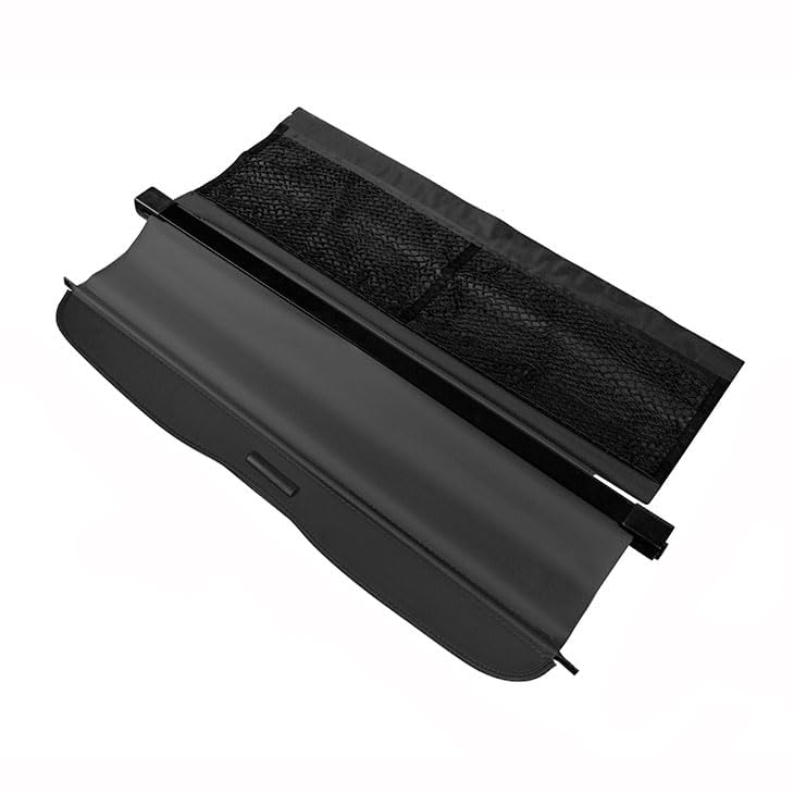 Cubierta de carga retráctil para Smart 453 Fortwo 2015-2019 en color negro