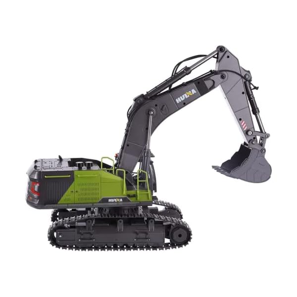 POIWEYR Technic Hydraulikbagger mit Fernsteuerung,1:14 22CH 2,4G RC motorisierter raupenbagger Baufahrzeug, Geschenk für Kinder ab 8 Jahren, kreatives Spielzeug