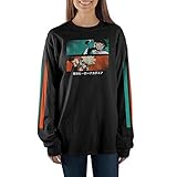 Bioworld My Hero Academia Long Sleeve Tee Shirt-Small Black