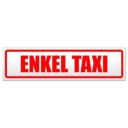 Kiwistar Enkel Taxi Magnetschild 45cm Rot