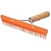 Weaver Livestock Fluffer Comb with Wood HandleÂ and Replaceable Plastic Blade , Orange, Large