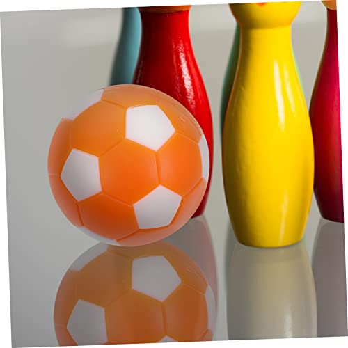 Clispeed 15Pcs Playthings Desk Soccer Tabletop Game Replacement Accessories Football Footballs Top Mini For Gifts Foosball Plastic Table Toys Machine Balls Funny Desktop #TOP7