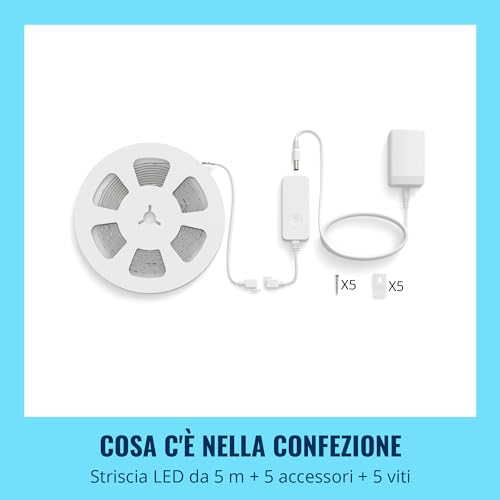 WiZ Striscia LED smart RGB con 16 milioni di colori