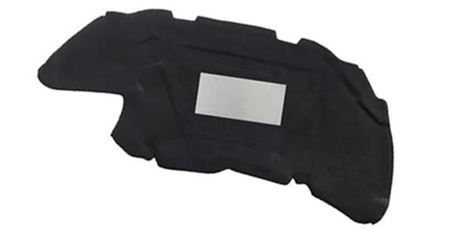 do Peugeot, 206 2003-2013 Maska samochodu Silnik Ogrzewanie Dźwiękoszczelna bawełniana mata ochronna Podkładka izolacyjna termiczna i akustyczna silnika(BLACK Style 2)