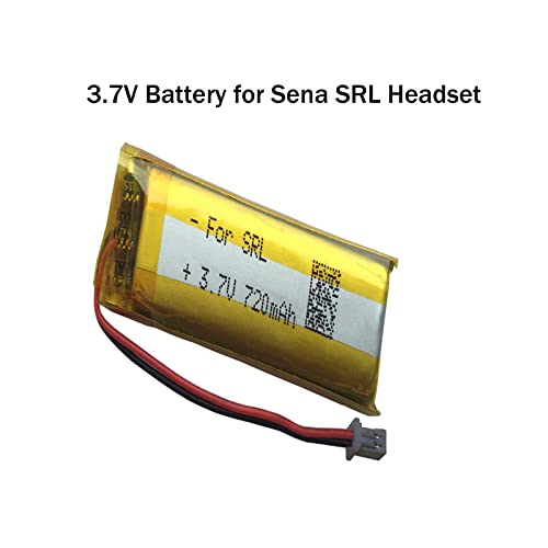 AOLIKES 3.7v 720mAh Battery for Sena SRL, SRL 2 Motorcycle Bluetooth SHOEI Neotec II SP51 SP55 Bluetooth Communication System SRL Battery Replacement