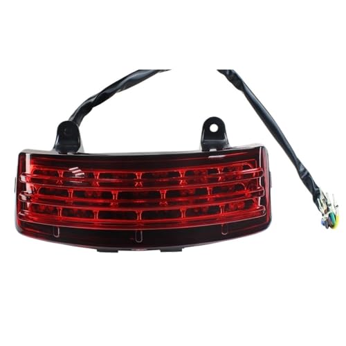 Moto tri-bar garde-boue arrière rouge pour vos voyages en Street Glide