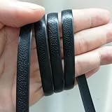 Kit di riparazione in vimini di polietilene, lunghezza 27,4 m, per riparare mobili in tessuto come sedie da salotto, tavoli e cesti portaoggetti da esterno (nero)