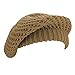 The Hat Depot Fashion Thick and Soft Knitted Beret Beanie Hat (1. Khaki)