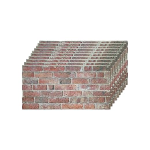 IZODEKOR Wandverkleidung Steinoptik Styropor 3D Wandpaneele - Verblender Steinoptik für Küche, Badezimmer, Balkon, Schlafzimmer, Wohnzimmer, Küchenrückwand und Teras | Steinbrücke (10 x Stück Paneele)