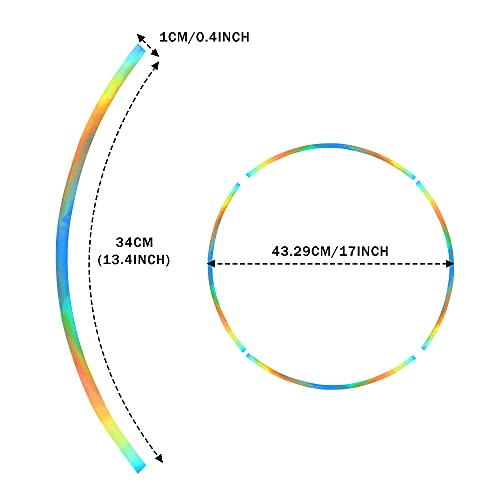 Image of TOMALL 18pcs Lengthen 16 inch-19 inch Reflective Wheel Rim Stripe Decal for Motorcycle Wheels Car Cycling Bike Bicycle Night Safety Decoration Stripe Universal Reflective Sticker for Car (Gradient)