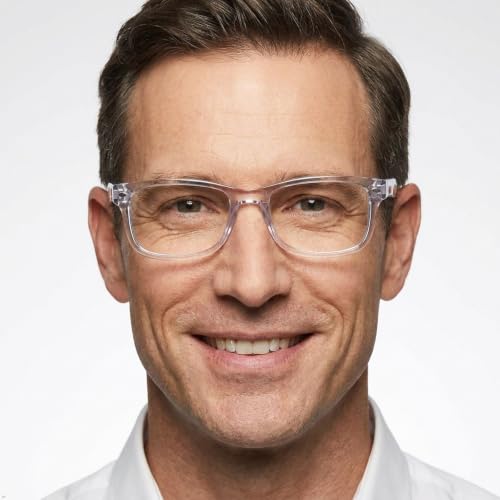 Image of Eyekepper Reading Glasses Men, Readers for Women, 1.25 Stylish Clear