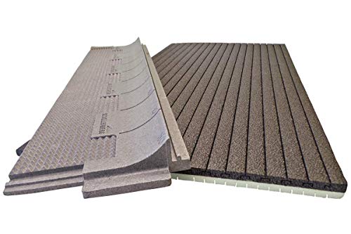 Schellenberg 66283 espesor - 100 x 50 cm, 100x50cm/25mm, corlor negro, Antracita